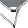 The Living Store Klappliege mit Sonnenschutz Aluminium und Produktbild-Vorschau 9