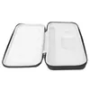 An open black and gray carrying case with white interior padding. Podgląd zdjęcia produktu