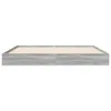 vidaXL Struttura letto senza materasso Grey Sonoma 160x200 Anteprima dell’immagine prodotto 4
