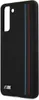 A black smartphone case with three colored stripes and a small logo. Náhľad obrázku produktu