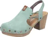 Rieker Damen Sandalette Gummizug Blockabsatz Leder Plateau Produktbild-Vorschau 7