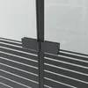 Badewannenaufsatz Schwarz matt 150 x 140 cm Duschtrennwand Produktbild-Vorschau 10