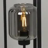 Schwarze Loft-Stehlampe Mit Glasschirmen Produktbild-Vorschau 6
