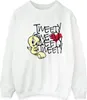 Looney Tunes - Sweatshirt für Herren BI34004 (S) (Weiß) Produktbild-Vorschau 1