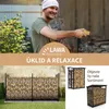 Vonkajší kovový regál na drevo 223 x 50 x 115 cm pre polená Náhľad obrázku produktu 8