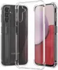 A clear protective phone case is shown from two angles, with a phone inside one of the cases. Produktbild-Vorschau