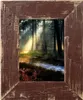 Kleiner Bilderrahmen 10x10 cm Braun handgefertigt aus Produktbild-Vorschau 1