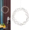 Eglo LED lichtketting, kerstkrans, spiraalvormig, chroom, Productafbeelding-voorbeeld 1