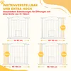 Barrière de sécurité PawHut 76-104 cm Barrière d'escalier Voir les images du produit 4