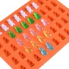 INF Süßigkeitenform Gummibären Silikon orange Produktbild-Vorschau 2