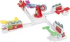A toy game with a central spinning mechanism and four arms with platforms. Produktbild-Vorschau