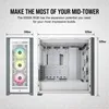 Corsair iCUE 5000X RGB, Midi Tower, PC, Biały, ATX, EATX, Podgląd zdjęcia produktu 21