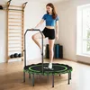 SPORTNOW Fitness Trampolin klappbar Ø122cm Mini Trampoline Produktbild-Vorschau 2