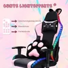 HomeMiYN Ergonomischer Gaming-Sessel mit Katzenohren, Produktbild-Vorschau 9