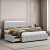 MODFU Polsterbett Funktionelles 140 x 200 cm mit Produktbild-Vorschau 4