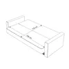 Gepolstertes Sofa VANITY mit Schlaffunktion Magic Velvet Produktbild-Vorschau 2