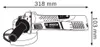 Bosch GWS 7-125 Professional, 11000 ot/min, 12,5 cm, AC, Náhľad obrázku produktu 23