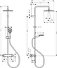 hansgrohe Vernis Shape Duschsystem 240 1 Strahlart Produktbild-Vorschau 2