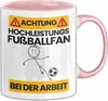 Fußballfan Tasse Geschenk Lustiger Spruch Geschenkidee für Produktbild-Vorschau 1