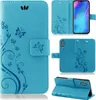 Handytasche für Huawei P30 Blumen Flip Cover Buchhülle mit Produktbild-Vorschau 1