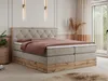 MKS MEBLE King Boxspringbett 180x200 mit Bettkasten Eiche, Produktbild-Vorschau 1