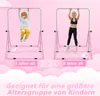 LARS360 Barre de gymnastique pliable Rose - Barre de Voir les images du produit 3