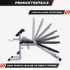 GORILLA SPORTS® Hantelbank - 7-Fach Rückenlehne und 4-Fach Produktbild-Vorschau 6