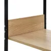 Libreria piccola color rovere nero 33,5x39,6x79,7cm Anteprima dell’immagine prodotto 5