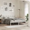 Ersatz-Kopfteil Metall Weiß 160 cm Produktbild-Vorschau 3
