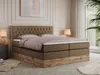 MKS MEBLE King Boxspringbett 200x200 mit Bettkasten Eiche, Produktbild-Vorschau 1