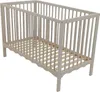 MamaLoes Luno Wave Beige 60 x 120 cm Babybettdecke Produktbild-Vorschau 1