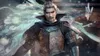 A man in armor with a mythical bird behind him. Produktbild-Vorschau