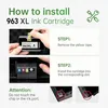 Instructions for installing ink cartridges. Produktbild-Vorschau