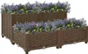 A tiered raised garden bed filled with flowers. Náhled obrázku produktu