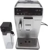 A DeLonghi Autentica Cappuccino coffee machine and its water tank are shown against a white background. Voir les images du produit
