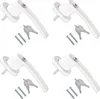 kwmobile Fenstergriffe abschliessbar - 4x Aluminium Produktbild-Vorschau 5
