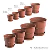 Blumentopf Milano 32 cm Durchmesser mit Untersetzer Farbe Produktbild-Vorschau 4