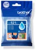 Brother LC521C, Cyan, 1 Stück(e), 500 Seiten, Einzelpackung Produktbild-Vorschau 1