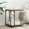 vidaXL Bijzettafeltje, gerecycled hout, 50 x 35 x 55,5 cm, Productafbeelding-voorbeeld 2