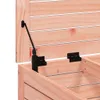 Design Gartenhocker 62x63,5x32 cm Massivholz Douglasie, Produktbild-Vorschau 8