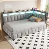 Cama tapizada Merax, sofá cama de 90x200 cm con cama Vista previa de la imagen del producto 2
