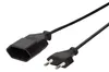 LogiLink CP122 Verlängerungskabel Eurostecker 1,0 m schwarz Anteprima dell’immagine prodotto 4