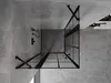 Mexen Mist Duo cabina doccia a battente 95 x 95 cm, griglia Anteprima dell’immagine prodotto 3