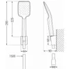 Mexen Sabre R62 Badewannenset, Chrom - 72103R62-00 Produktbild-Vorschau 4