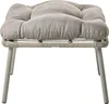 BELIANI Gartensessel Grau PE Rattan mit Hocker Auflagen Produktbild-Vorschau 9