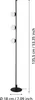 EGLO LED Stehlampe Phianeros, Stehleuchte, Standleuchte aus Produktbild-Vorschau 3