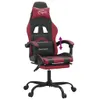 vidaXL Gaming-Stuhl mit Fußstütze Schwarz und Weinrot Produktbild-Vorschau 15