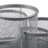 Relaxdays Stiftehalter, Metallgeflecht, 7 Fächer, drehbar, Produktbild-Vorschau 8