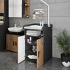 Fasciatoio Vicco Irma Antracite/Rovere dorato 60 x 97 cm Anteprima dell’immagine prodotto 4