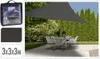 Progarden Telone Telone 3x3x3 m triangolare grigio scuro Anteprima dell’immagine prodotto 1